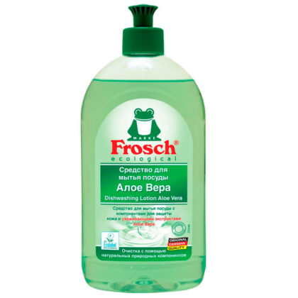 Frosch, средство для мытья посуды, алоэ 0,5 л