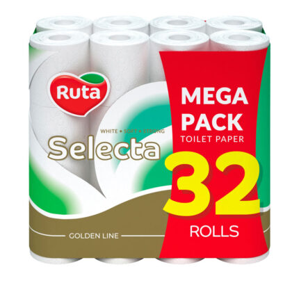Ruta, toilet paper, three-layer, 32 pcs.