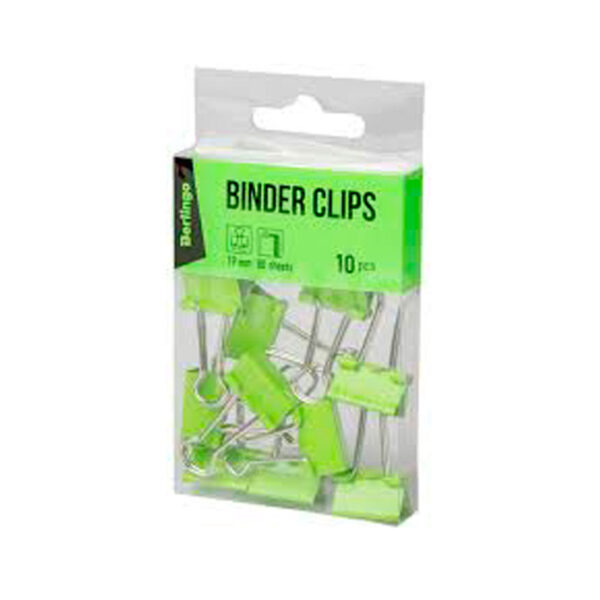 Berlingo binder clips green