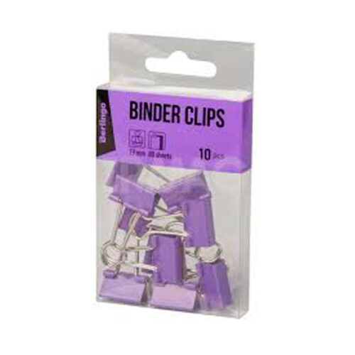 Berlingo binder clips purple