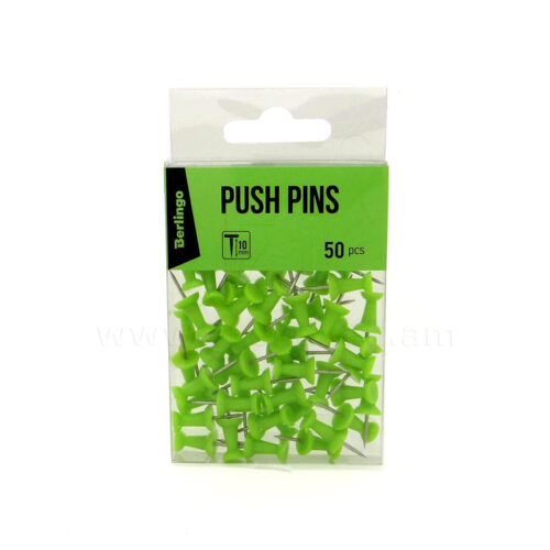 Berlingo push pins green