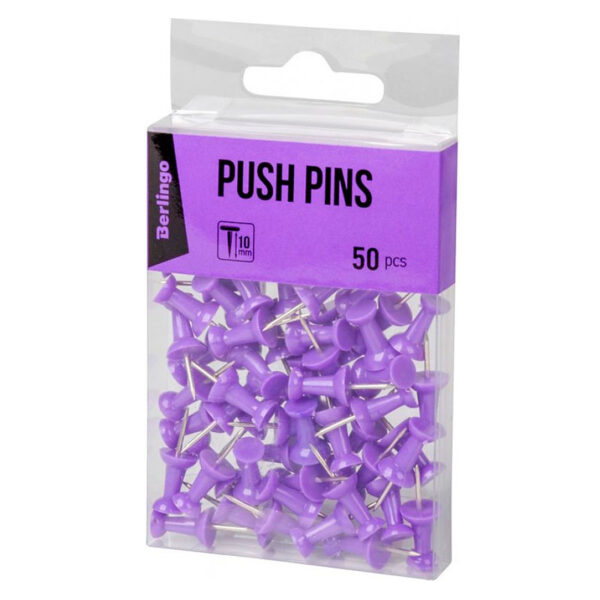 Berlingo push pins purple